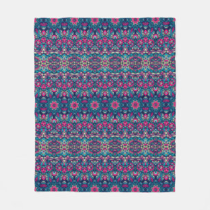 Cobertor De Velo Boho Style Pink Fleece Blanket