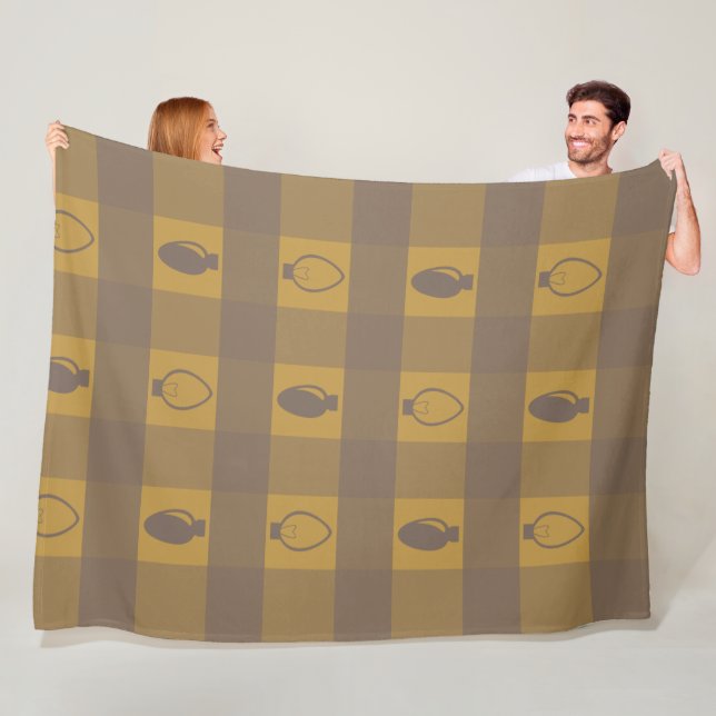 Cobertor De Velo Boias de Natal para Ornamento de Xadrezes de Buffa (In Situ)