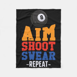 Cobertor De Velo Bola 8 do Jogador de Piscina Billiards Aim Shoe
