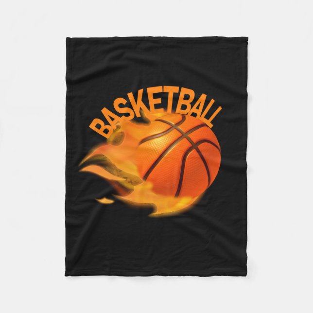 Cobertor De Velo Bola de Basquete 2 (Frente)