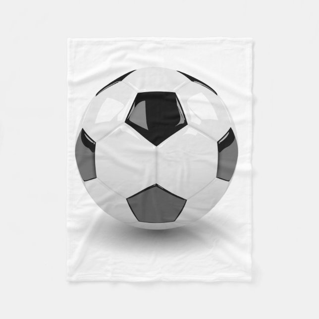 Cobertor De Velo bola de futebol 3D (Frente)