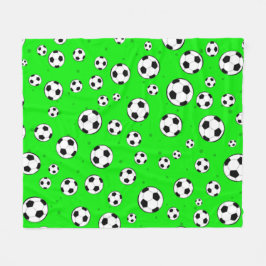 Cobertor De Velo Bola de Futebol / Futebol Seamless Pattern 