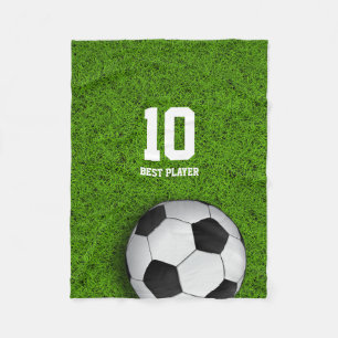 Cobertor De Velo Bola do futebol do futebol de Personalizable