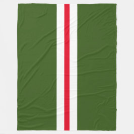 Cobertor De Velo Bold Forest Green - Greve de Corridas Brancas Verm