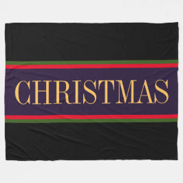 Cobertor De Velo Bold Purple Black Green NATAL Strips