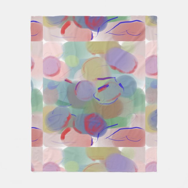 Cobertor De Velo bolhas de abstrato (Frente)