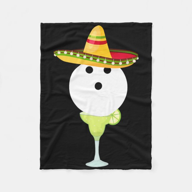 Cobertor De Velo Boliche Byll Com Cin De Esporte Sombrero E Margari (Frente)