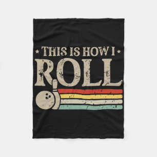 Cobertor De Velo Boliche É Assim Que Eu Rolo O Bolinho De Retro Eng