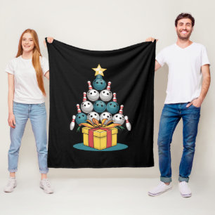 Cobertor De Velo Boliche Engraçada Árvore de Natal Luzes de Natal P