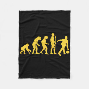 Cobertor De Velo Boliche Evolutiva Humana Engraçada Bowler Men Mulh