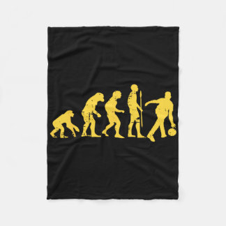 Cobertor De Velo Boliche Evolutiva Humana Engraçada Bowler Men Mulh