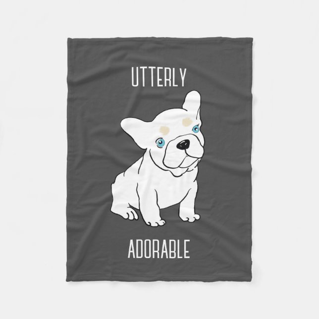 Cobertor De Velo Boliche Francês Cachorro Cachorro Cachorro Cachorr (Frente)