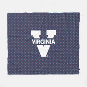 Cobertor De Velo Bolinhas da Virginia Cavaliers