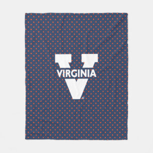 Cobertor De Velo Bolinhas da Virginia Cavaliers