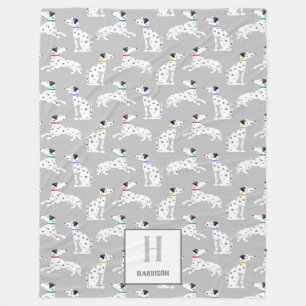 Cobertor De Velo Bolinhas de Cachorro Dalmático, Crianças de Aquare