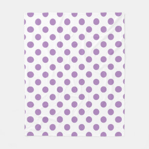 Cobertor De Velo bolinhas de Lavanda em branco