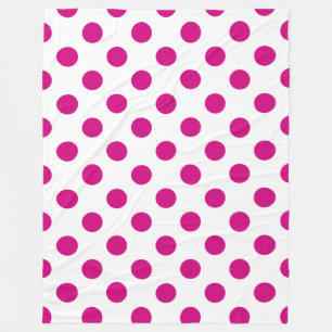 Cobertor De Velo bolinhas Fuchsia