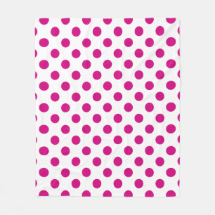 Cobertor De Velo bolinhas Fuchsia