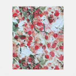 Cobertor De Velo Bolinhas Vermelha Cor-de-rosa Suja Decadência do G