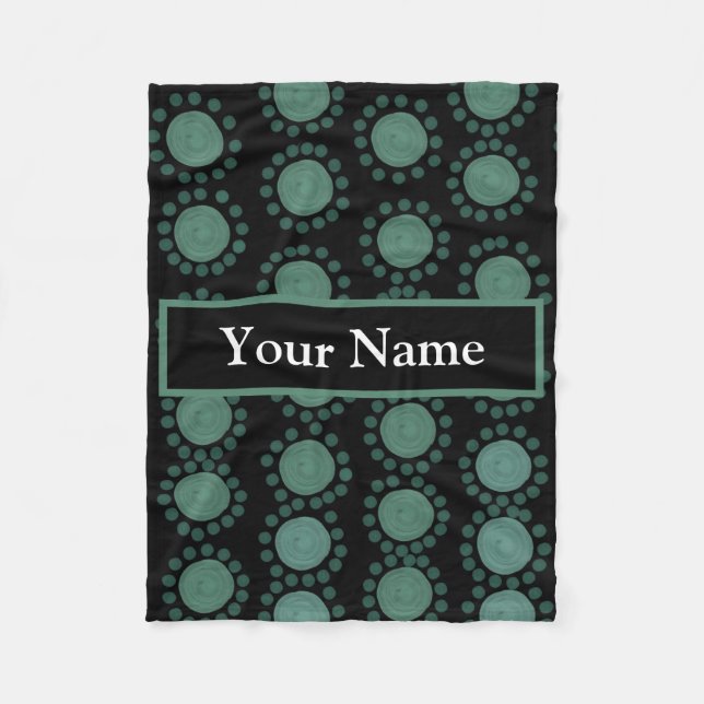 Cobertor De Velo Bolinhas Whimsical Personalizadas (Frente)