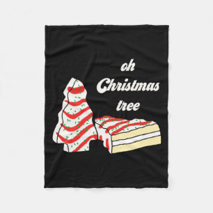 Cobertor De Velo Bolo de Natal Oh Árvore de Natal Debbie Bolo de Na