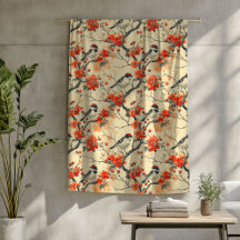 Bolsa de Autumn com Acentos Florais Russos