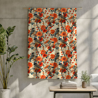 Cobertor De Velo Bolsa de Autumn com Acentos Florais Russos