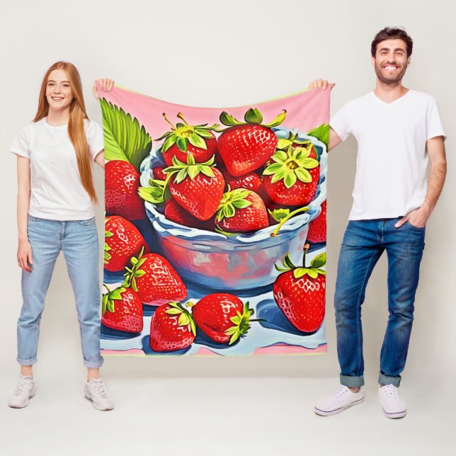Cobertor De Velo Bolsa de Morango Fresca (In Situ)