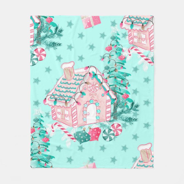 Cobertor De Velo Bolsa de Natal (Frente)