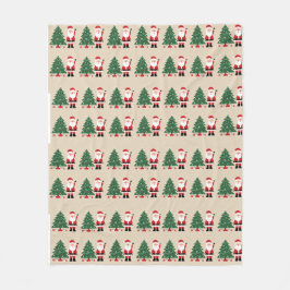 Cobertor De Velo Bolsa de Natal com Papais noeis