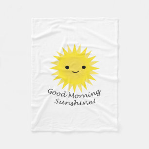 Cobertor De Velo Bom dia Sunshine Cute Kawaii Sun