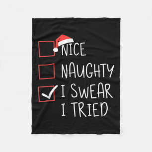 Cobertor De Velo Bom Malvado Juro Que Tentei Natal Papai Noel