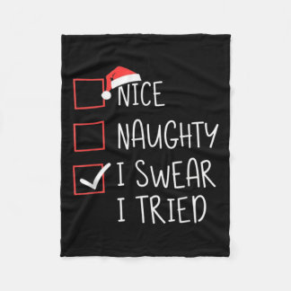 Cobertor De Velo Bom Malvado Juro Que Tentei Natal Papai Noel