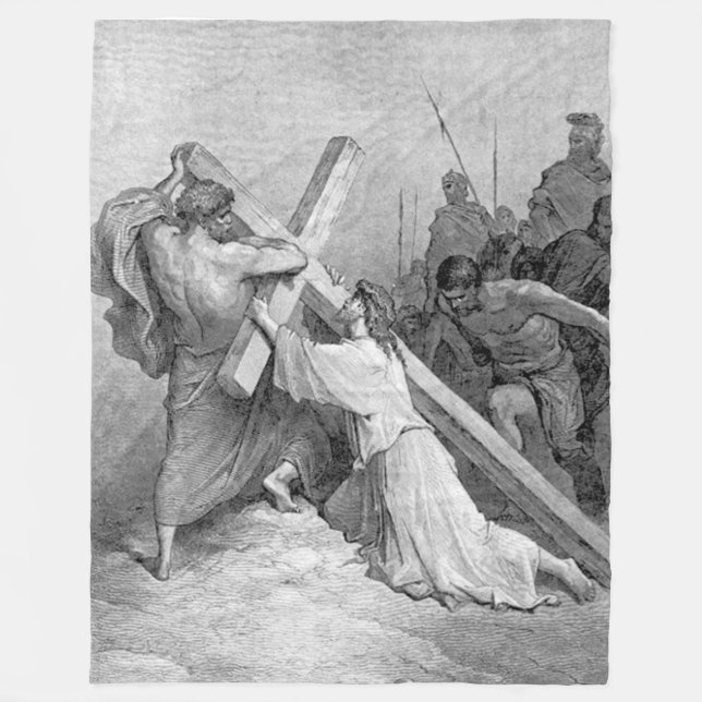 Cobertor De Velo BOM SAMARITAN Fleece Blanket (Frente)