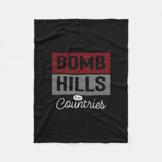 Cobertor De Velo Bomb Hills Não é Longboarding Skate no Campo