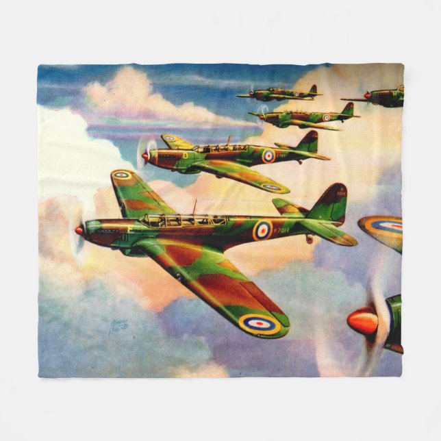 Cobertor De Velo Bombardeiro médio britânico Fairey Junior, de 1939 (Frente (Horizontal))