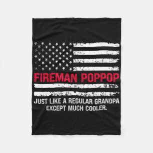 Cobertor De Velo Bombeiro Pop Pop dos Estados Unidos Bandeira Ortop