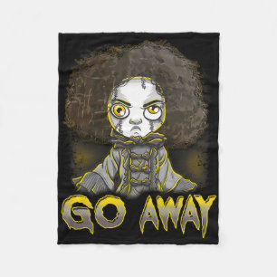 Cobertor De Velo Boneca assustadora do Halloween Cara de monstro