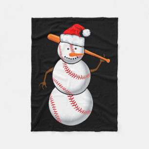 Cobertor De Velo Boneco de Neve de Fã de Beisebol Presente Divertid