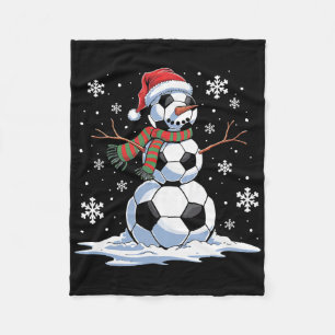 Cobertor De Velo Boneco de Neve de Futebol Jogador de Futebol Chapé