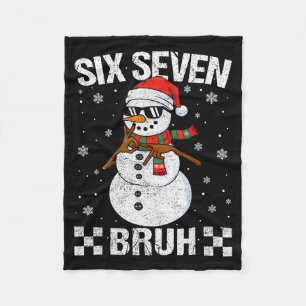 Cobertor De Velo Boneco de Neve Papai Noel Dabbing 6 7 Meme Natal S