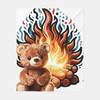 Cobertor De Velo Bonfire tedy Bear
