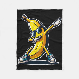 Cobertor De Velo Bonita Banana Dabbing Shirt Engraçado Impressão