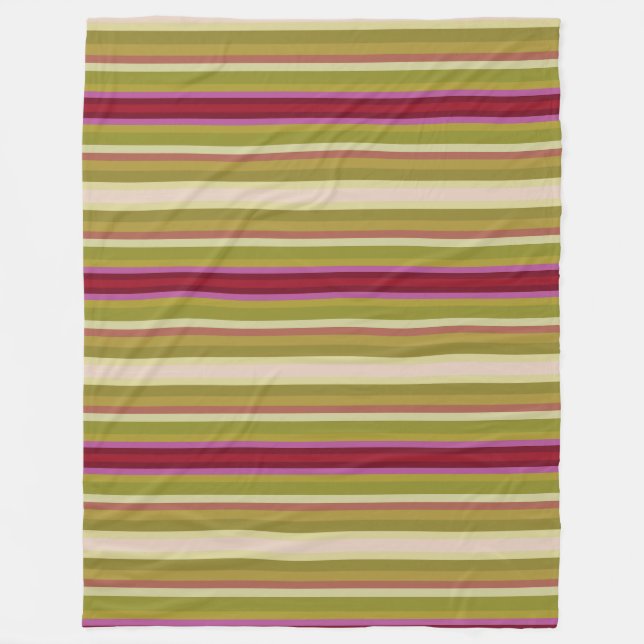 Cobertor De Velo Bonita faixa de faixa (Frente)