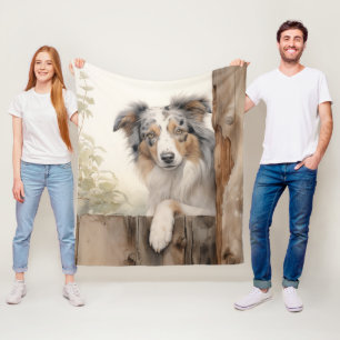 Cobertor De Velo Bonita Merle Aussie