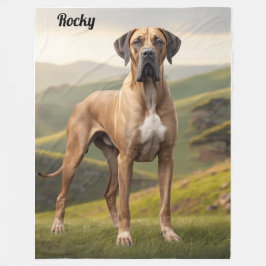 Cobertor De Velo Bonito Dane Personalizado