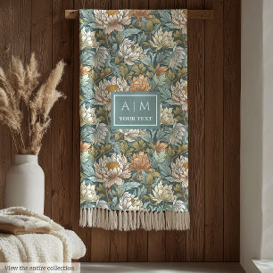 Cobertor De Velo Bonito estilo Morris impressão botânico personaliz