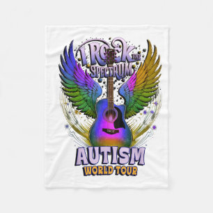 Cobertor De Velo Bonito Eu Balanço O Espectro Do Autismo Mundo Pai