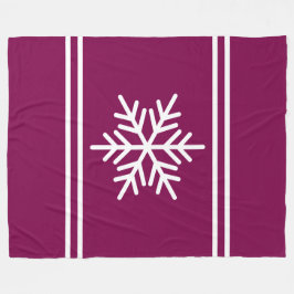 Cobertor De Velo Bonito Floco de Neve Bandeiras Vermelhas Brilhante