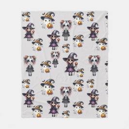 Cobertor De Velo Bonito Halloween